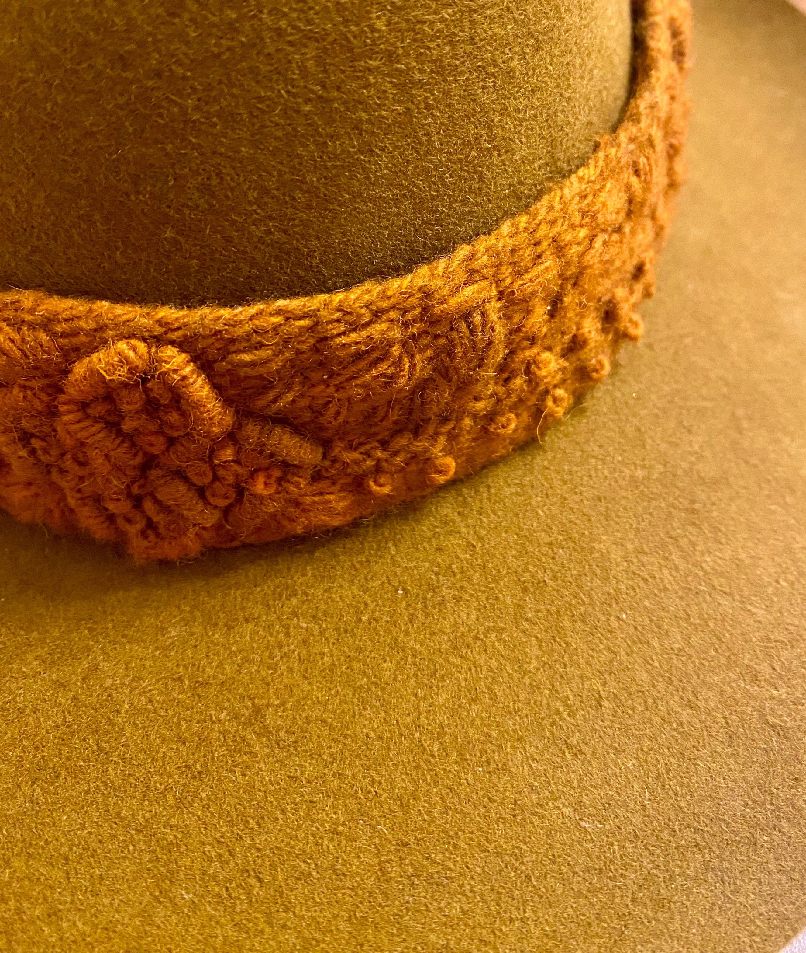 Wool-felt fedora