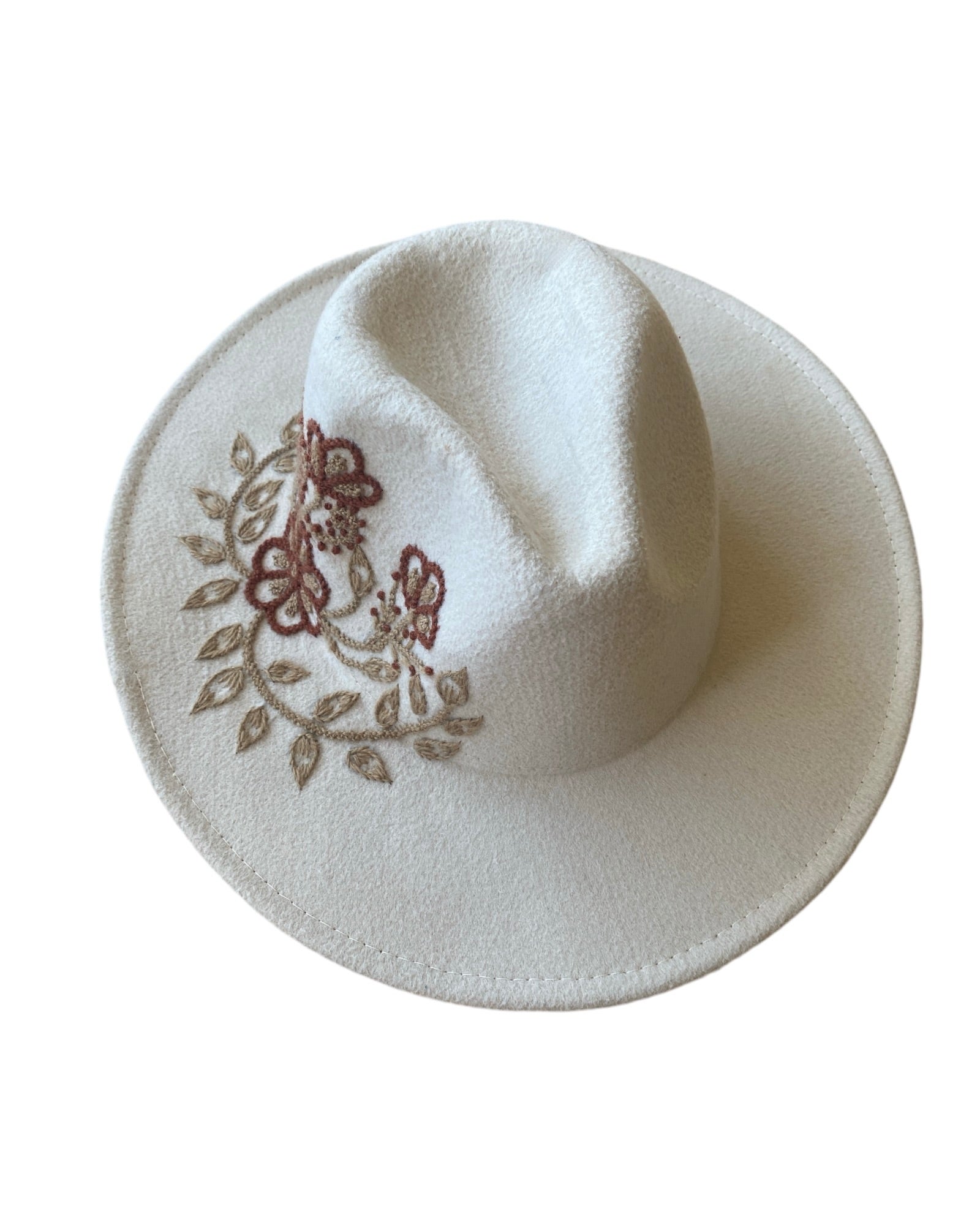 Austin Cowboy Hat Embroidered Ochre