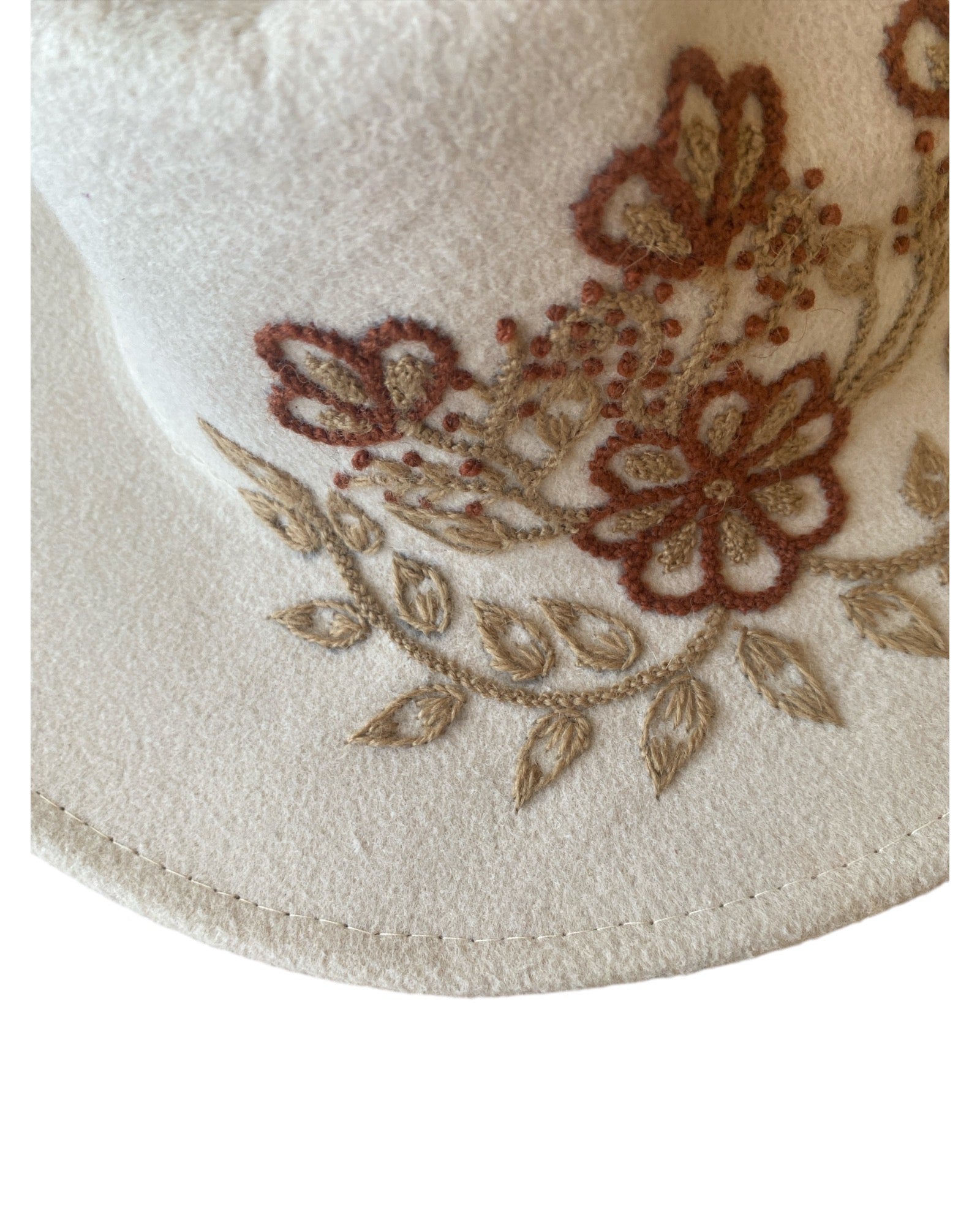 Austin Cowboy Hat Embroidered Ochre