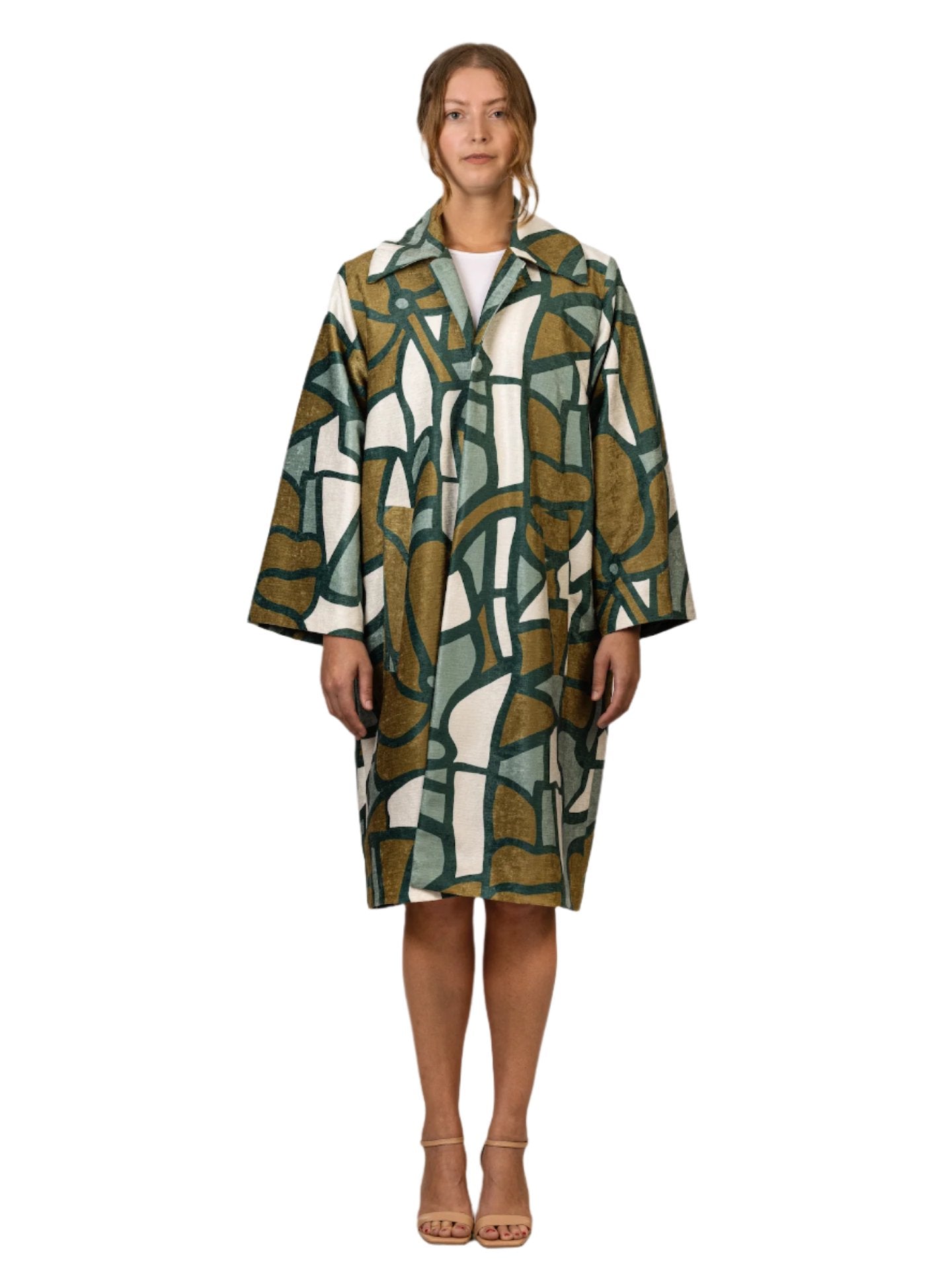 'Stained Glass' FLORENCE BROADHURST CUSTOM PRINTED KIMONO