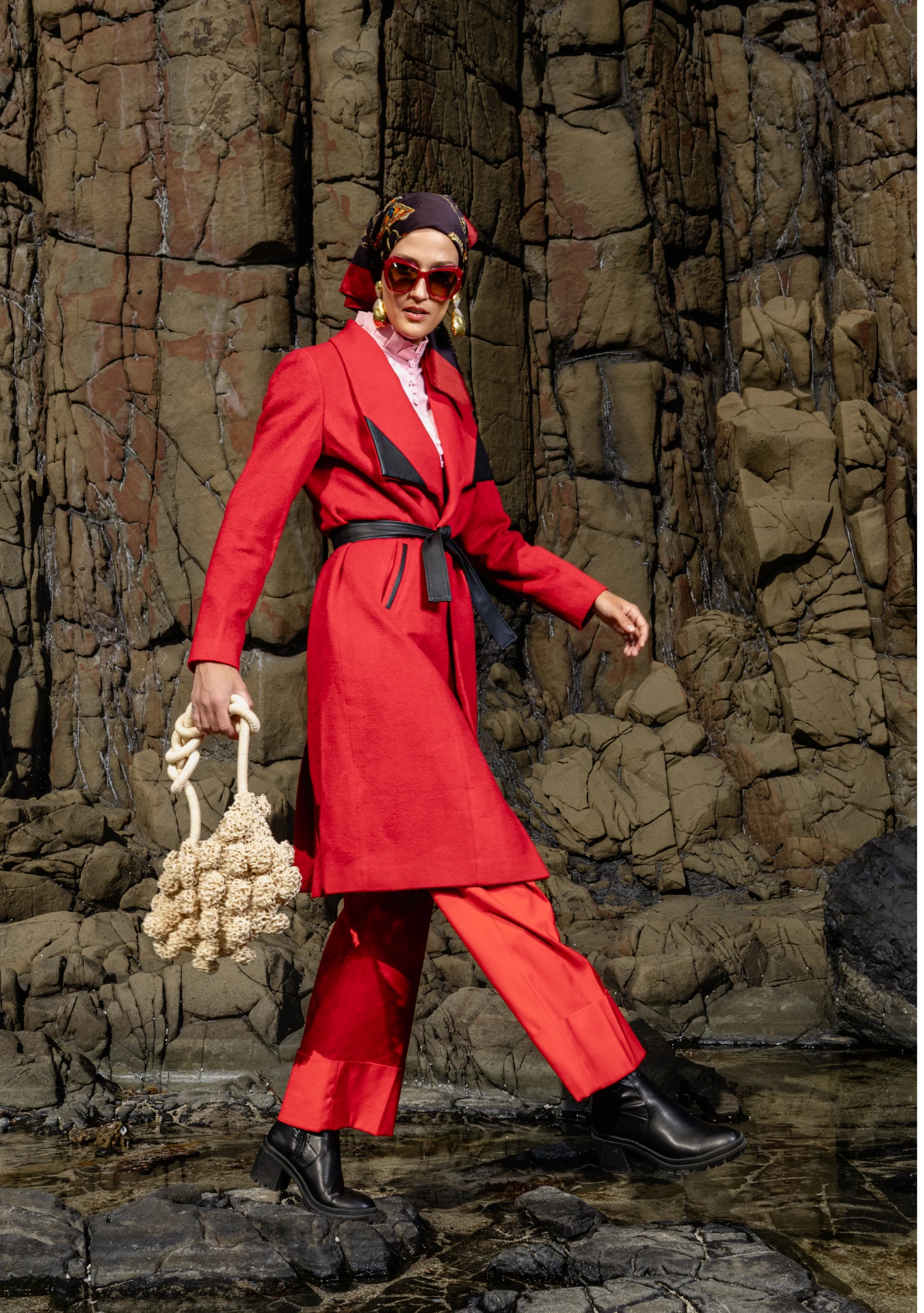 Mia Alpaca-blend coat