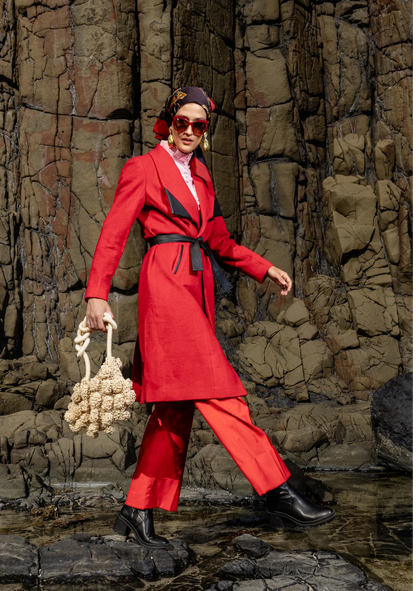 Mia Alpaca-blend coat