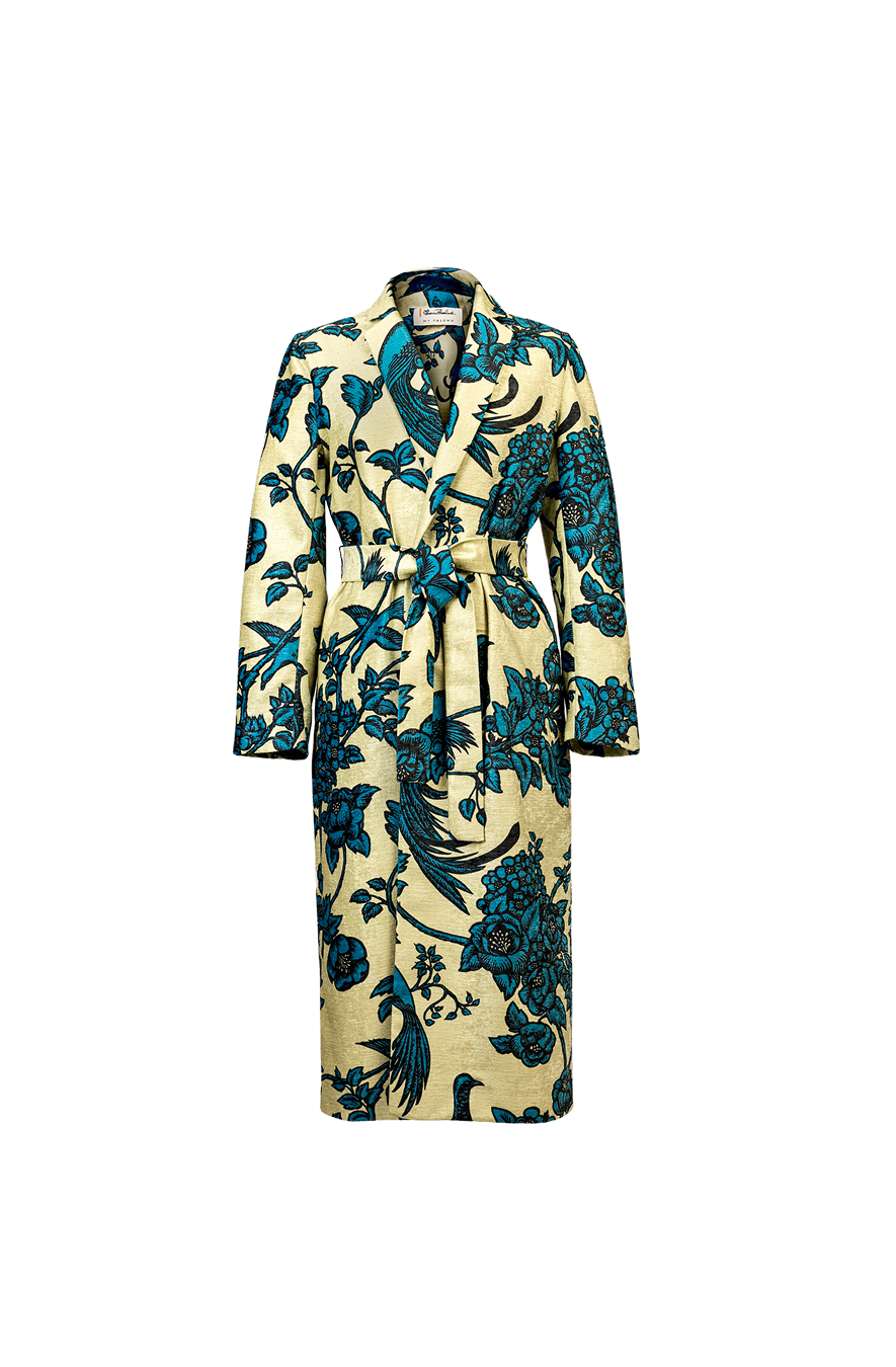 'Birds Of Paradise' Florence Broadhurst Custom Printed Coat