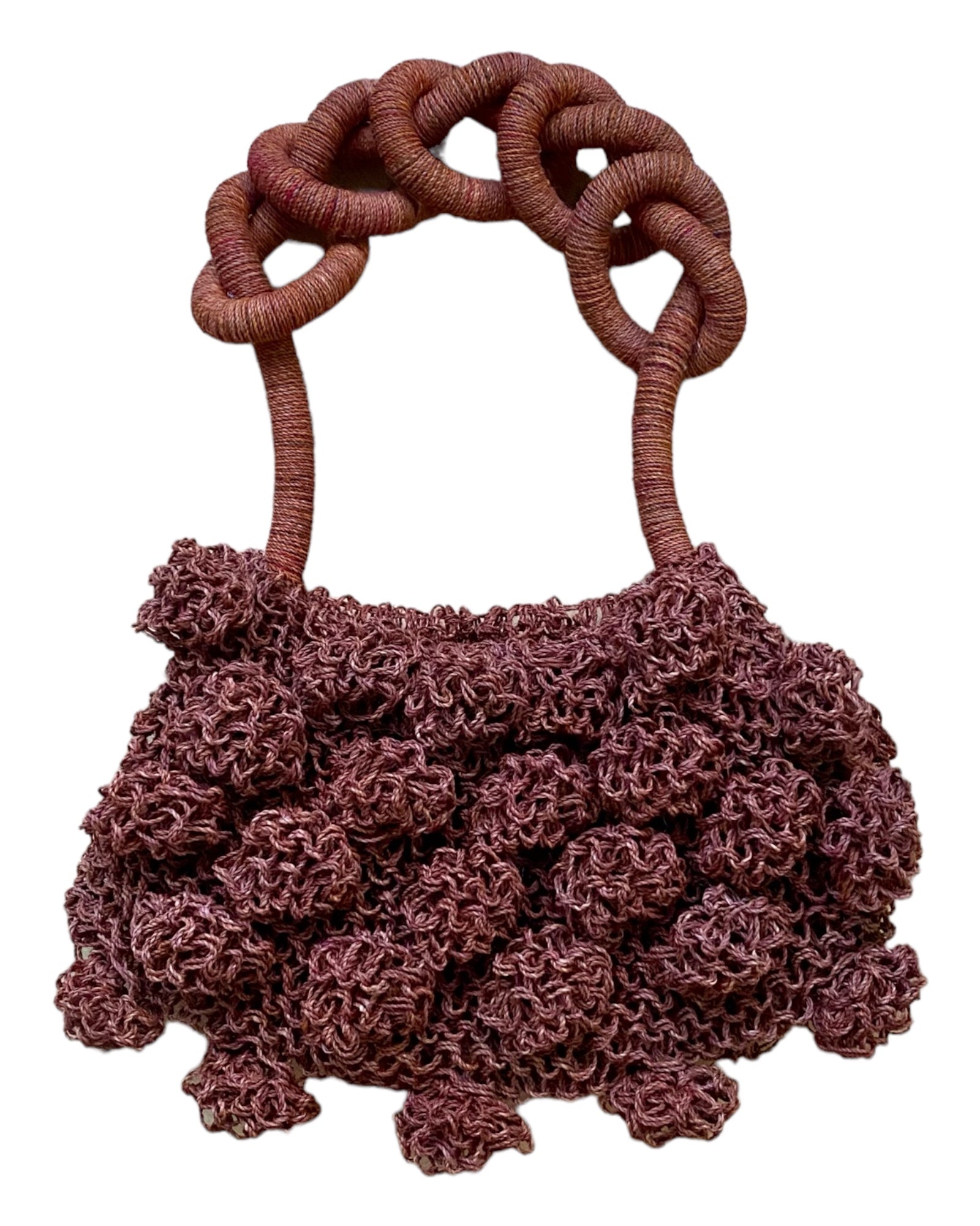 Ameba Handwoven Garnet bag