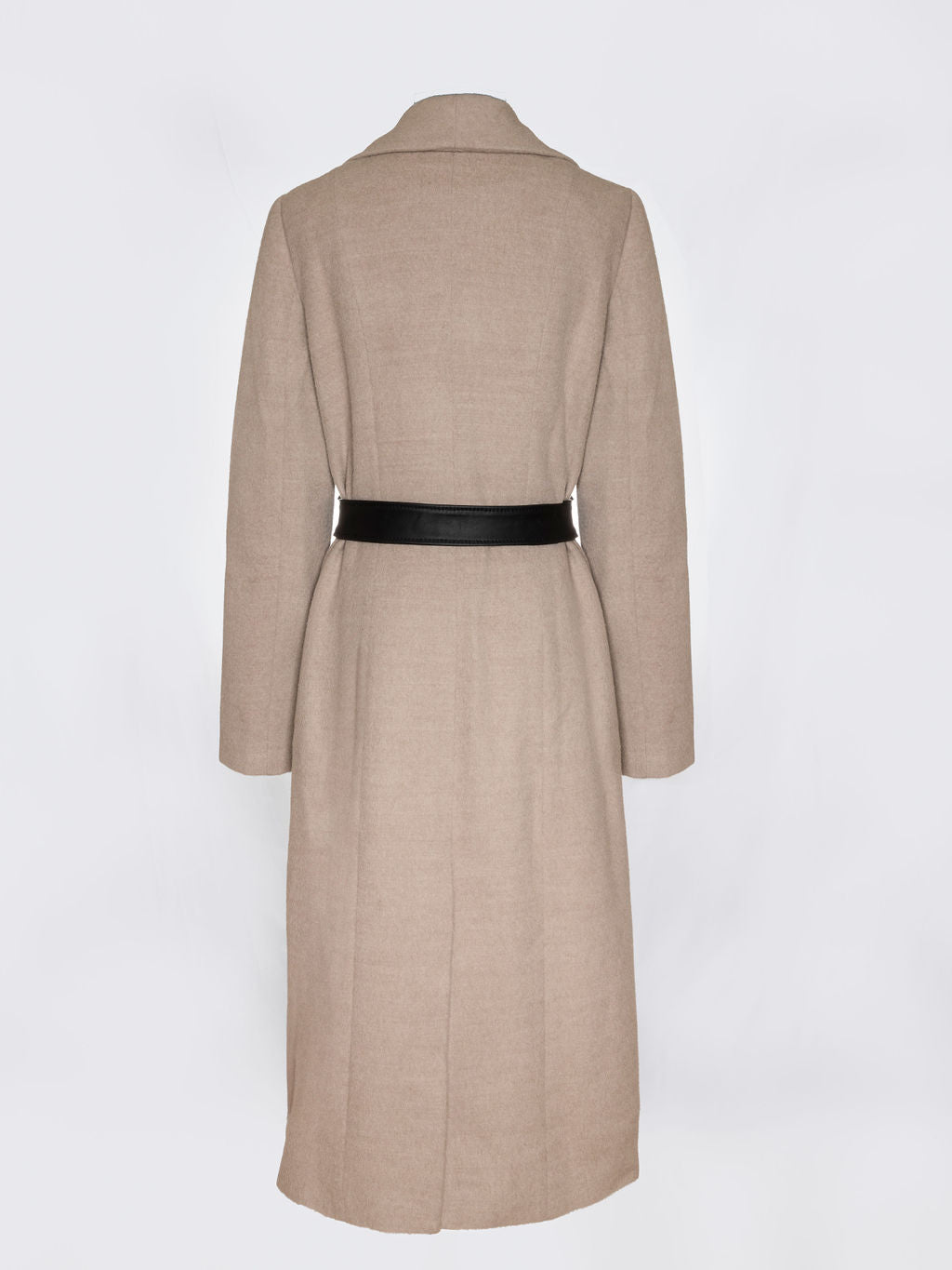 Mia belted wool and alpaca-blend coat