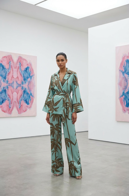 Japanese Bamboo wide leg pants