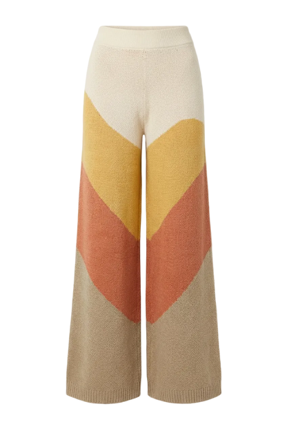 Luz Jacquard-Knit Pants