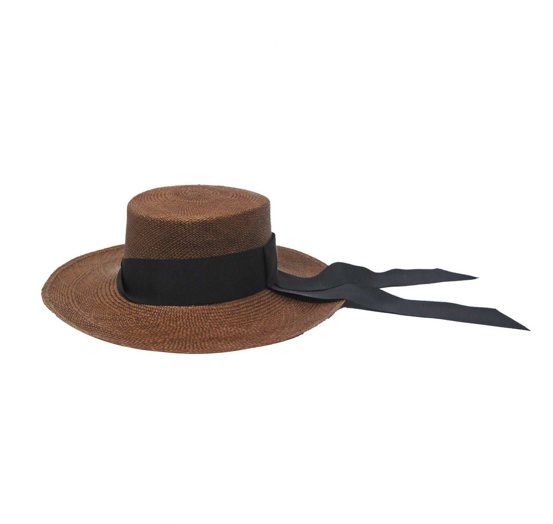 Cordovan long brim with long bow