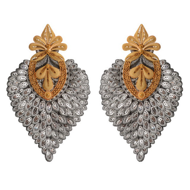'Cairo' Earrings Silver