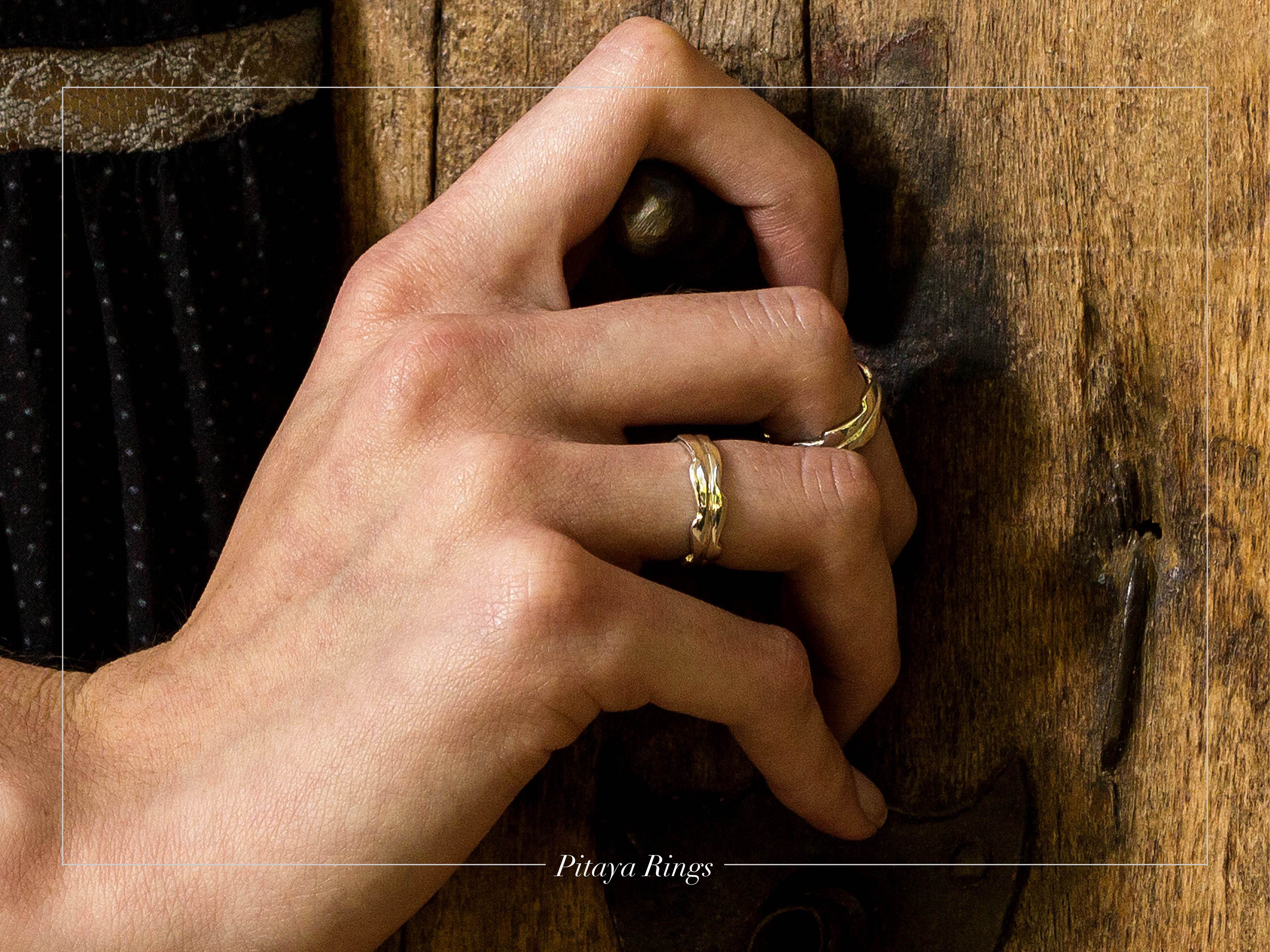 Gold-plated Pitaya ring - My Paloma